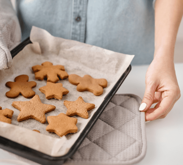 Gingerbread stained glass biscuits